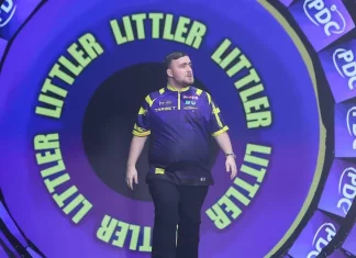 Littler Hosts Friends for an Outing and Celebrates Another Victory Lap with the World Championship Trophy