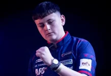 Mitchell Lawrie, 15, Breaks Luke Littler’s Record with Impressive Debut Win at Lakeside in WDF World Championship | Darts News